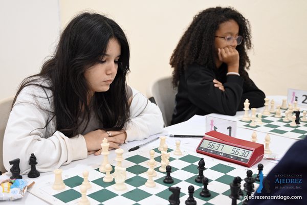 Jugadoras en la mesa 1 del Femenino