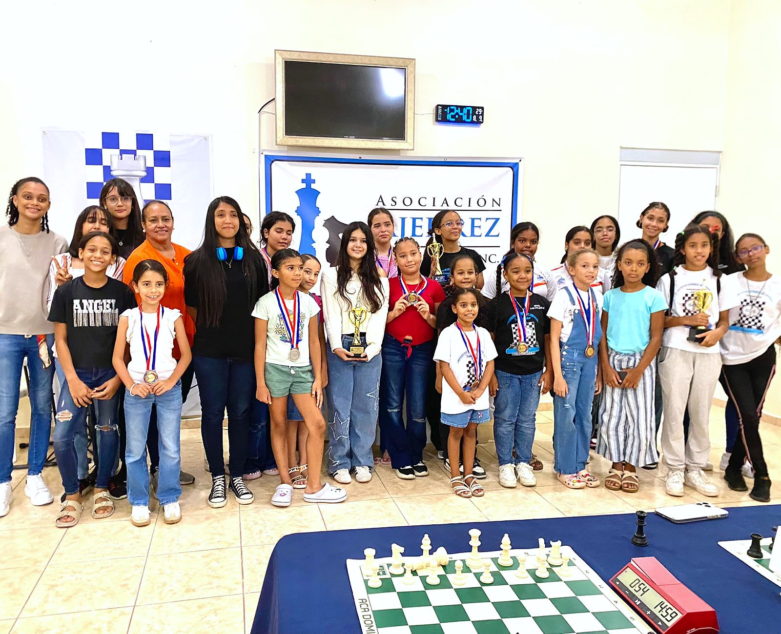 Jugadoras premiadas del Torneo FIDE Diversity